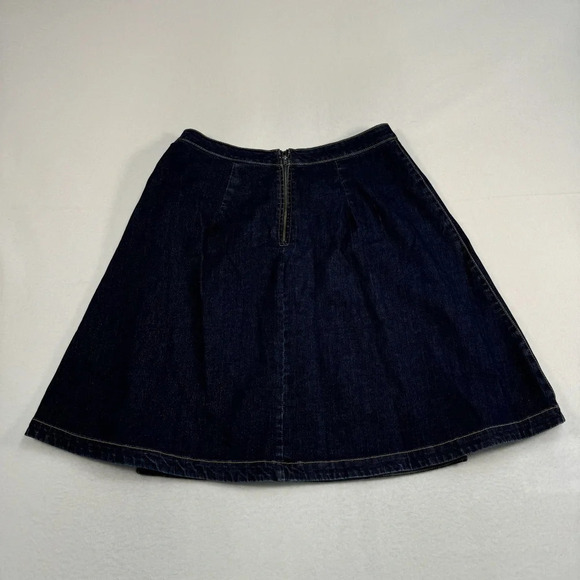 Eshakti Wrap Buckle Jean Skirt Womens Plus Size 16W Medium Blue Knee Length - Picture 10 of 10